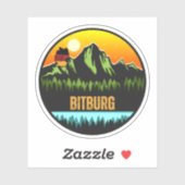 Bitburg, Deutschland Aufkleber (Blatt)
