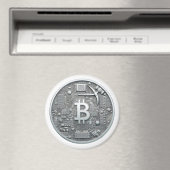 BitCap BitCoin Silver Magnet (In Situ (Geschirrspüler))