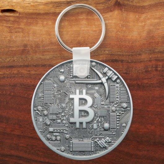 BitCap Schlüsselanhänger Silver und Gold (Vorderseite)
