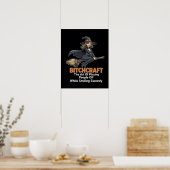 "BITCHCRAFT" | Funny Witze Word Definition Poster (Küche)