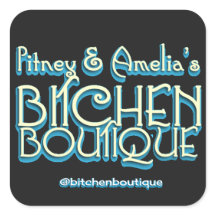 Bitchen Boutique Titel Square Stickers (6)