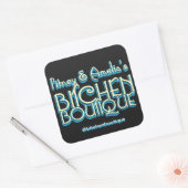 Bitchen Boutique Titel Square Stickers (6) (Umschlag)