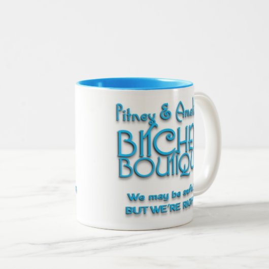 Bitchen ButikeRighty Zwei-Ton Tasse (VorderseiteRechts)