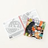 BITCHEN KITCHEN cute dog cooking RECIPE Notebook Notizblock (Innenseite)