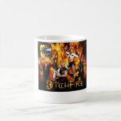 BitchFire Bild-Tasse Kaffeetasse (Mittel)