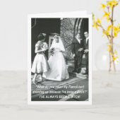 Bitchy Bride to Ehemann - FUNNY Karte (Gelbe Blume)