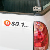 Bitcoin $ 0,1 Mio. (100 Mio. $) eine Million Autoaufkleber (Auf Lkw)