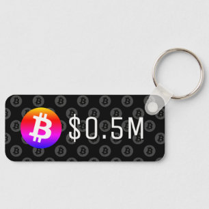 Bitcoin $0,5 Millionen (500 Millionen Dollar) eine Schlüsselanhänger
