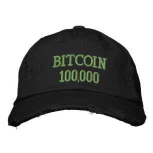 Bitcoin 100000 Feier Bestickte Baseballkappe