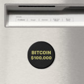 Bitcoin 100000 Feier Magnet (In Situ (Geschirrspüler))