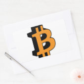 Bitcoin 11 rechteckiger aufkleber (Umschlag)