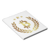 Bitcoin 12 notizblock (angewinkelt)