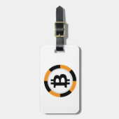 Bitcoin 13 gepäckanhänger (Vorderseite vertikal)