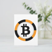 Bitcoin 13 postkarte (Stehend Vorderseite)