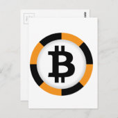 Bitcoin 13 postkarte (Vorne/Hinten)