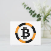 Bitcoin 13 postkarte (Stehend Vorderseite)
