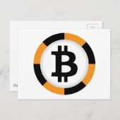 Bitcoin 13 postkarte (Vorne/Hinten)