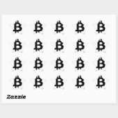 Bitcoin 13 Stern-Aufkleber (Blatt)