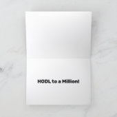 Bitcoin 150000 Celebration Karte (Innenseite)