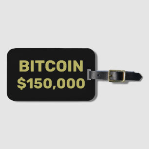 Bitcoin 150000 Feier Gepäckanhänger