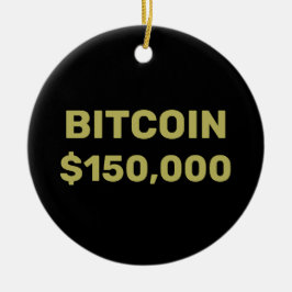 Bitcoin 150000 Feier Keramik Ornament