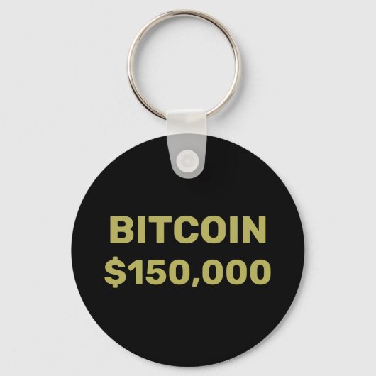 Bitcoin 150000 Feier Schlüsselanhänger (Vorderseite)
