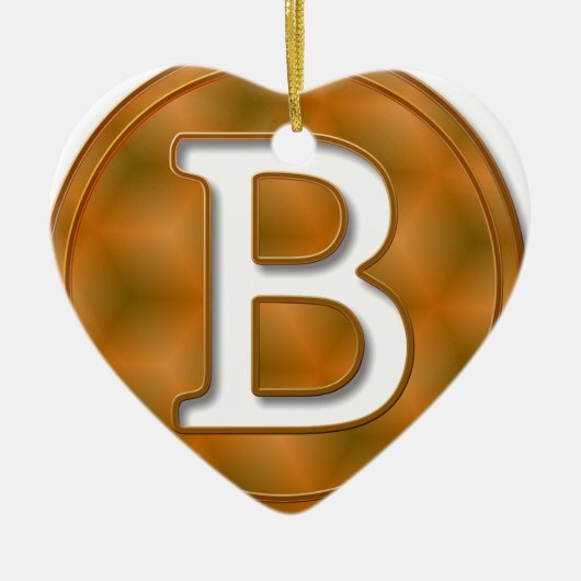 Bitcoin 15 keramik ornament (Vorne)