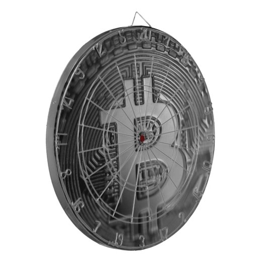 Bitcoin 16 dartscheibe (Vorderseite Links)