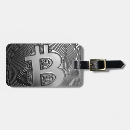 Bitcoin 16 gepäckanhänger (Vorderseite horizontal)