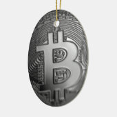 Bitcoin 16 keramik ornament (Links)
