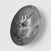 Bitcoin 16 runde wanduhr (Winkel)