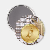 Bitcoin 18 magnet (Vorderseite/Rückseite)