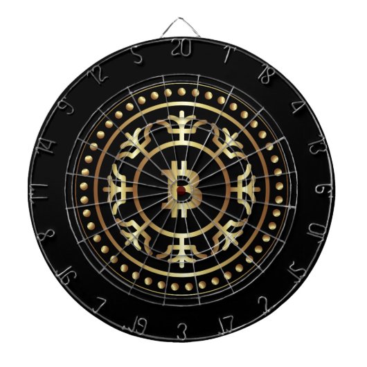Bitcoin 2 dartscheibe (vorne)