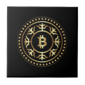Bitcoin 2 fliese (Vorderseite)