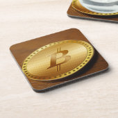 Bitcoin 2 getränkeuntersetzer (Linke Seite)