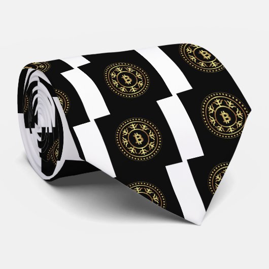 Bitcoin 2 krawatte (Gerollt)