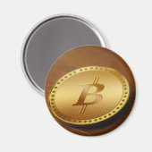 Bitcoin 2 magnet (Vorderseite/Rückseite)
