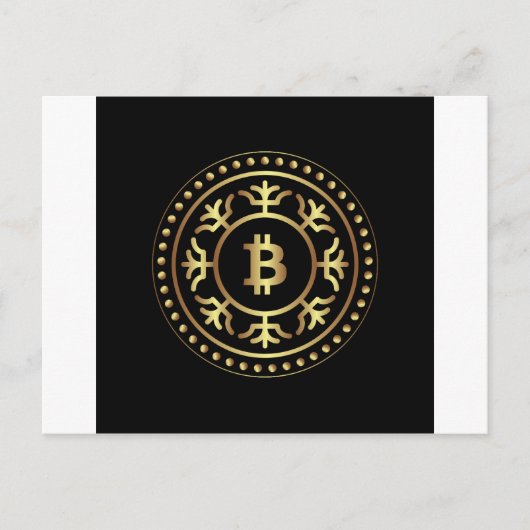 Bitcoin 2 postkarte (Vorderseite)