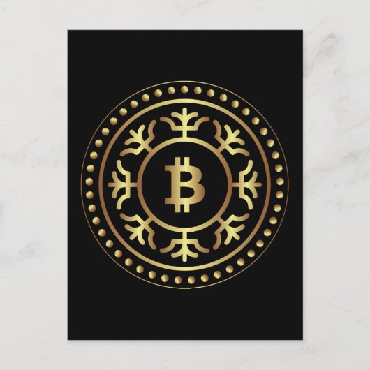 Bitcoin 2 postkarte (Vorderseite)