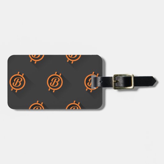 Bitcoin 3 gepäckanhänger (Vorderseite horizontal)