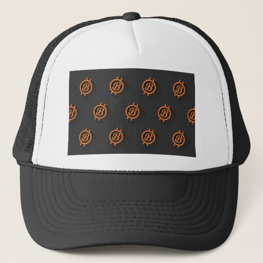 Bitcoin 3 truckerkappe (Vorderseite)