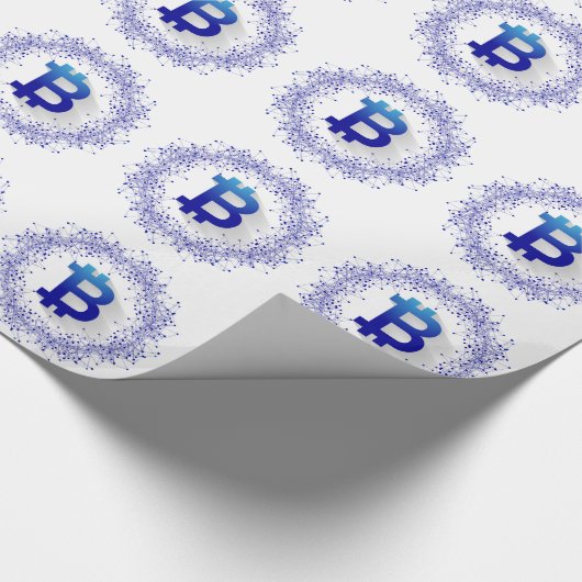 Bitcoin 5 geschenkpapier (Ecke)