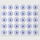 Bitcoin 5 geschenkpapier (Flach)