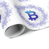 Bitcoin 5 geschenkpapier (Rolleneckpunkt)