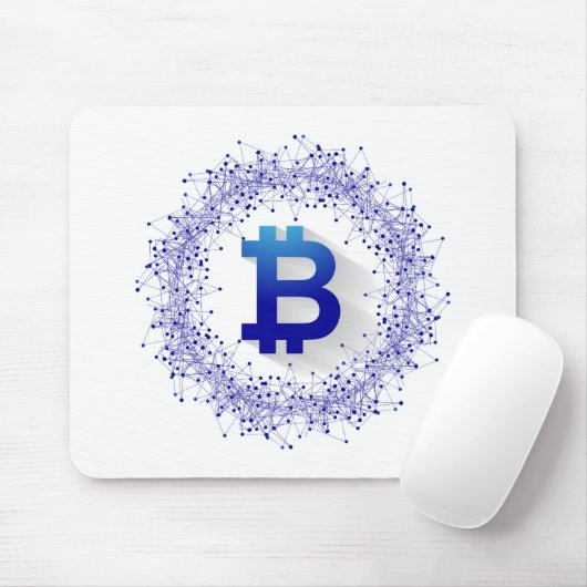 Bitcoin 5 mousepad (Mit Mouse)