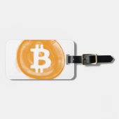 Bitcoin 6 gepäckanhänger (Vorderseite horizontal)