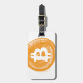 Bitcoin 6 gepäckanhänger (Vorderseite vertikal)