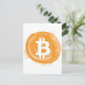 Bitcoin 6 postkarte (Stehend Vorderseite)
