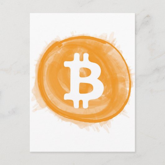 Bitcoin 6 postkarte (Vorderseite)