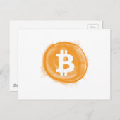 Bitcoin 6 postkarte (Vorne/Hinten)
